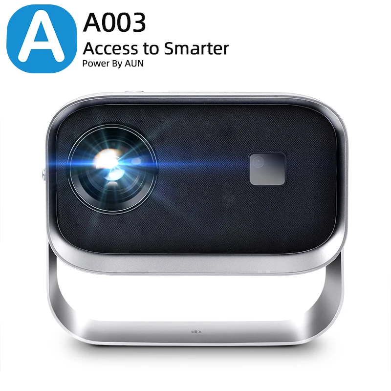 AUN A003 MINI Projector Home Theater Portable Cinema LED Videoprojector WIFI Mirror Android IOS Smartphone for 1080P 4K Video TV