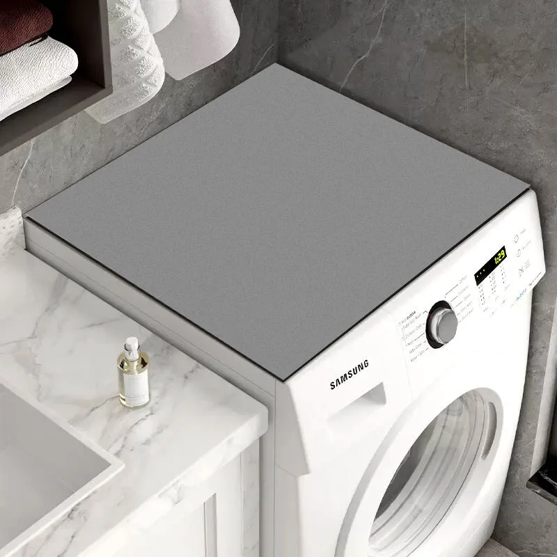 Reusable Dustproof Mat for Washing Machine Waterproof Oven Microwave Protecor Mat Absorbent Table Mats Anti-slip Drying Mats absorbent table mat
