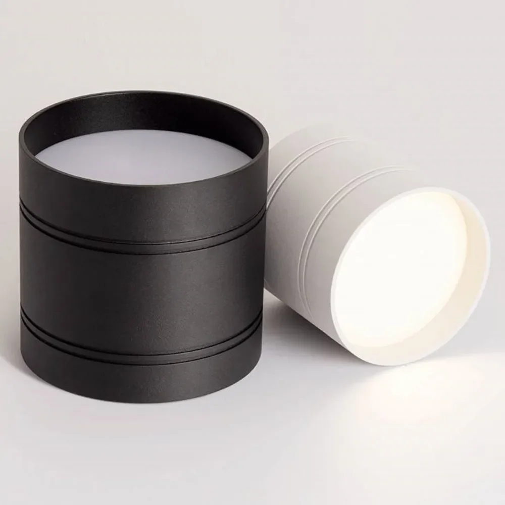 Dimmable LED tube light three color dimming LED ceiling light AC110-220V non opening ceiling cylindrical wall