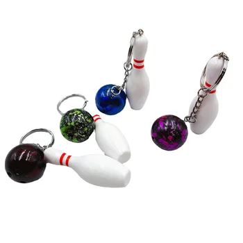 Portachiavi con spilla da bowling Portachiavi sportivi alla moda Ciondoli per borse Ciondoli per borse Sport Bomboniere Regali per gli appassionati di bowling