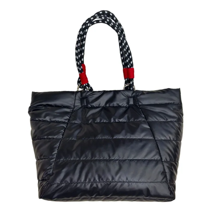 High Quality Winter Large Capacity Tote Fashion Feather Padded Handbag Women Underarm Bag Quilted Solid Color Shoulder Bag