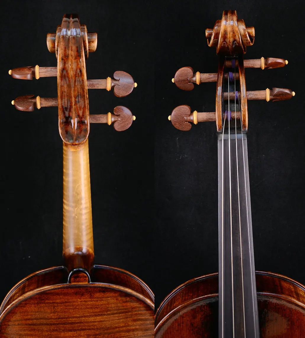 Actual Photo Guarneri Violin Master Wang's Own Work No. W85