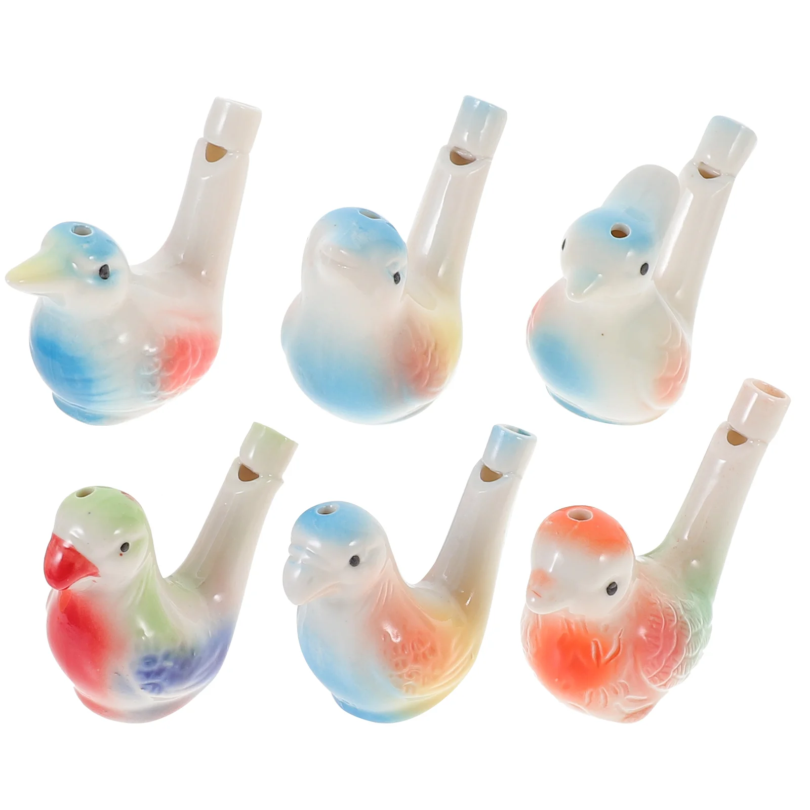 

6 Pcs Waterfowl Whistle Toddler Toys Kids Instruments Musical Baby for Toddlers 10-13 Ornaments Bird Annoying