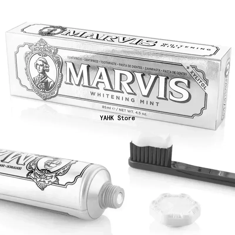 85ml Italy Original Marvis Whitening Mint Freshen Breath Remove Smoke Stains Toothpaste 1 Piece teeth whitening essence teeth whitening product teeth health product
