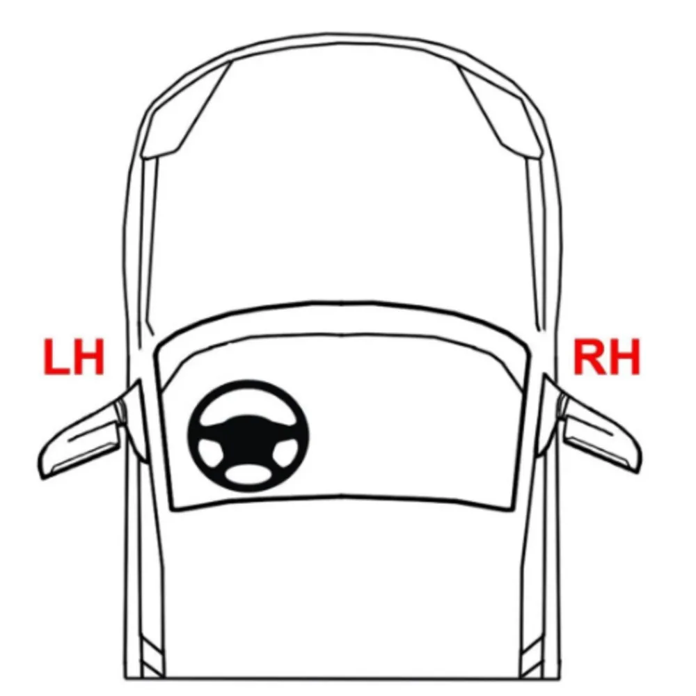 Car Interior Accessories 1Pcs For hyundai Accent 2006-2009 Exterior Rear Door Trim 838301E000 838401E000 83830-1E000 83840-1E000