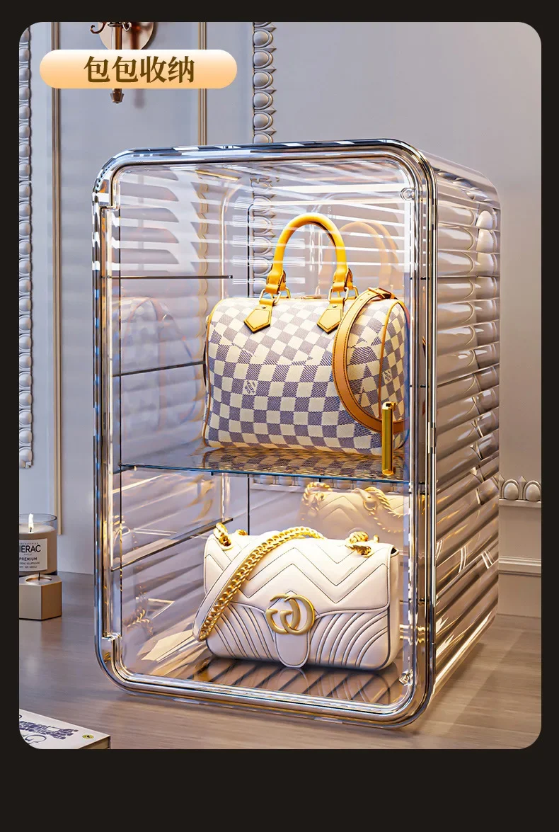 Transparent Cosmetic Box Makeup Jewelry Drawer Multifunctional Organizer Home Storage Box Light Luxury Cosmetic Organizer 6