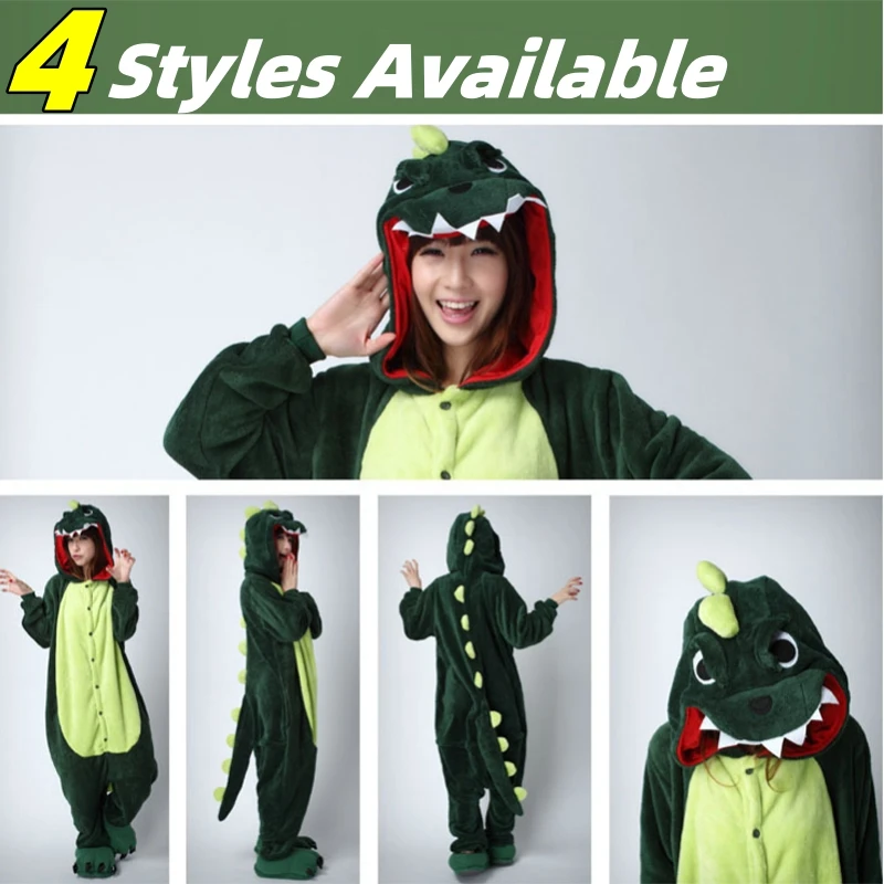 Adult Cartoon Pajamas Mascot Costume Halloween Pyjamas For Adult Women Men Children