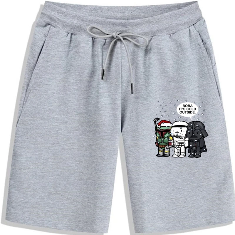 

2020 новейшие рождественские мужские графические шорты Boba It's Cold с надписью на улице для мужчин