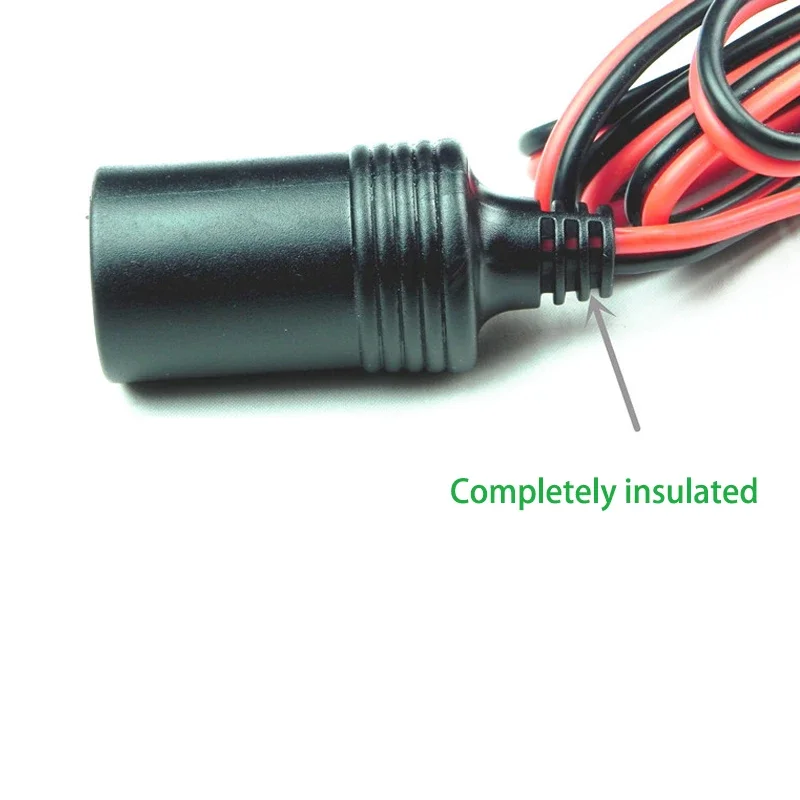 Car Power Socket Adaptor Battery Terminal Clip-on Cigarette Lighter 12v Camping xmas