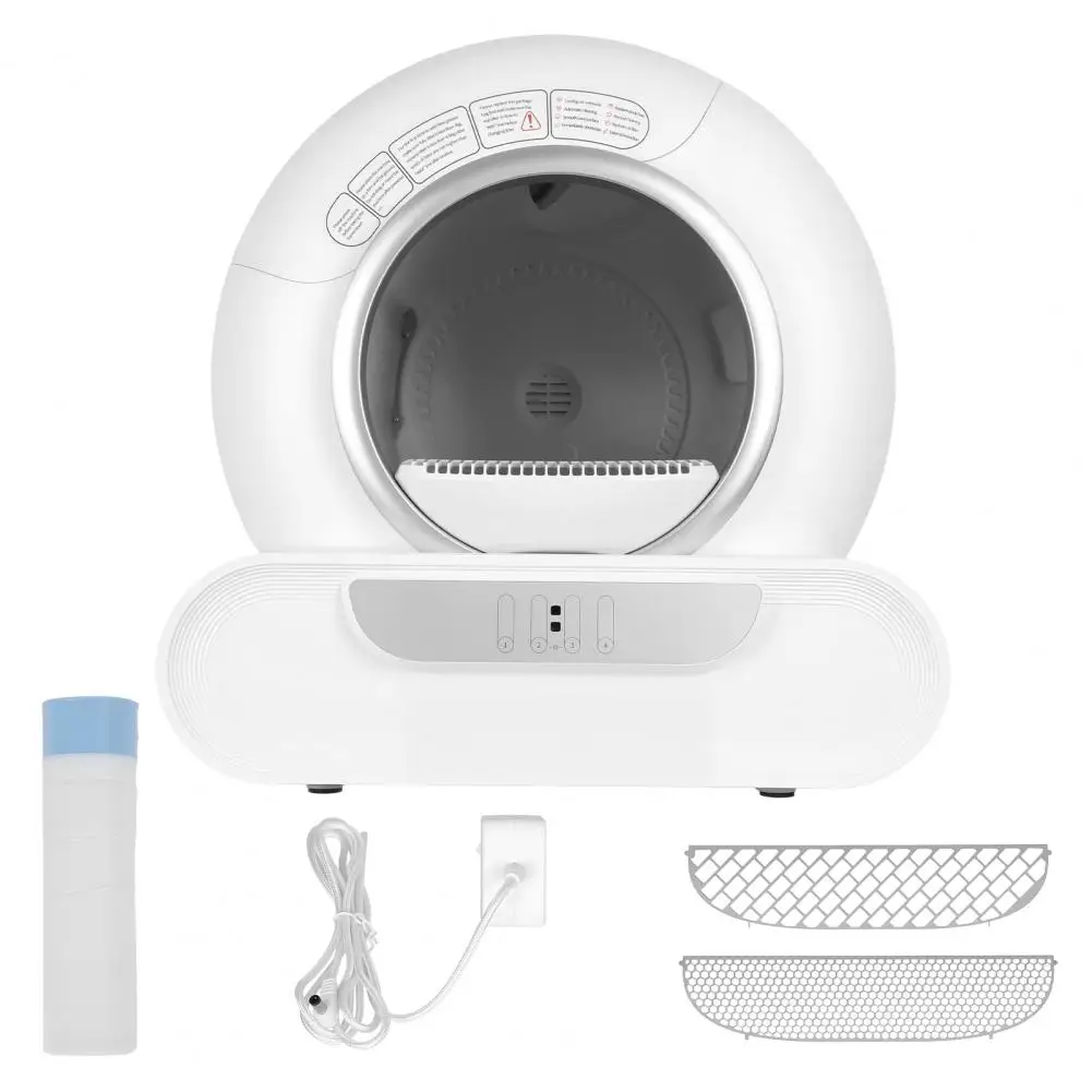Automatic Self-Cleaning Cat Litter Tray APP WiFi Control Electric Smart Litter Box Spacious Entrance Odor-Free Pet Toilet_voghion.com