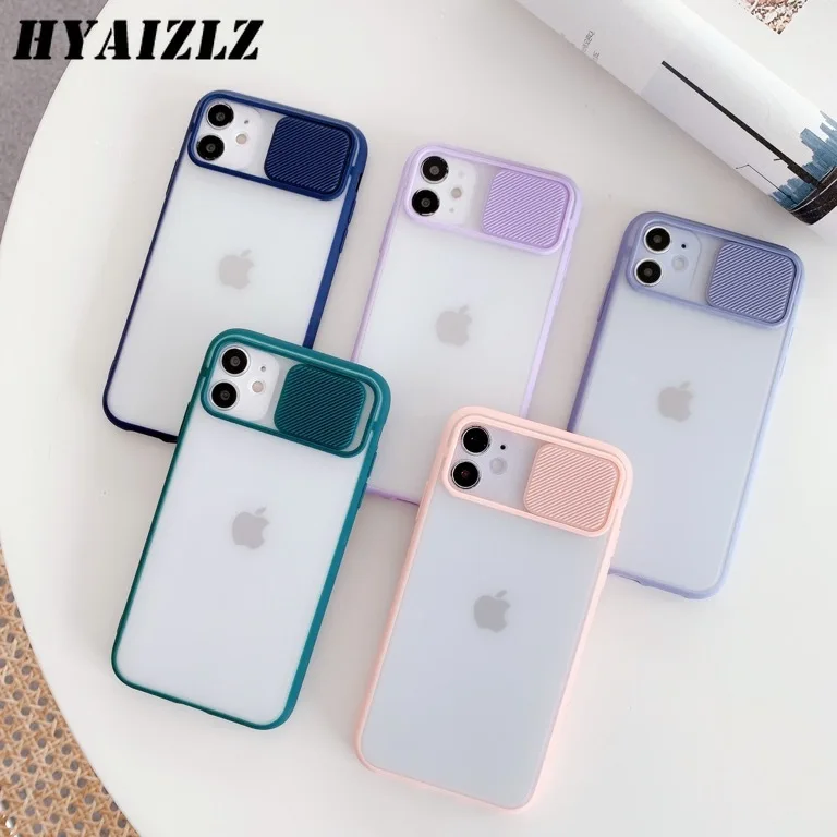 Camera Lens Protective Phone Cases for iPhone 13 12 mini 11 Pro Max SE 2020 XS XR 7 8 Plus Color Candy Matte Clear Hard PC Cover | Мобильные