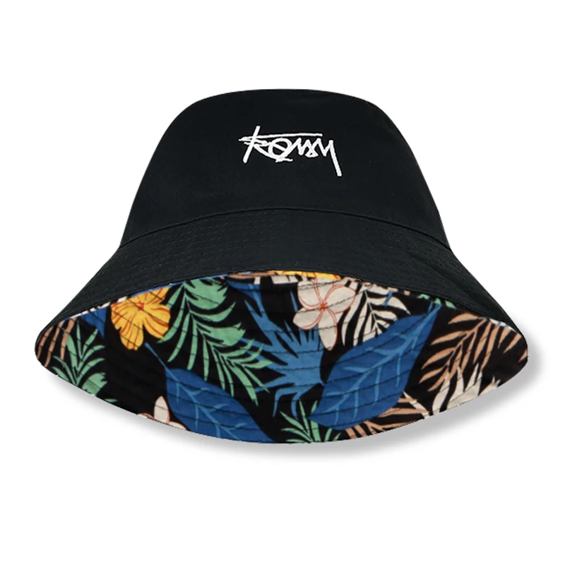 YAMEIZE Chapeau Seau Réversible Floral – Double Face Élégant Pour Hommes Et Femmes – Idéal Randonnée, Plage, Festival