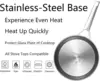 12 1/2 inch Non Stick Frying Pan with Lid,Titanium and Ceramic Nonstick Large Skillet，Stay-Cool Handle,Scratch-resistant,No 5