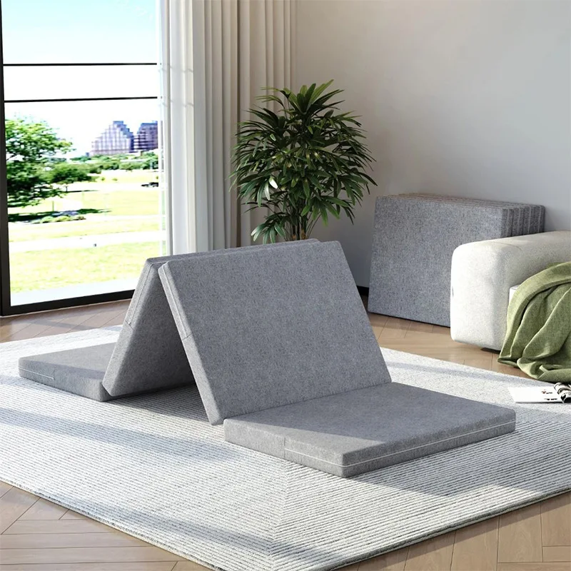 180CM Car Folding Bed Camping Travel Sleeping Pad Non Inflatable Office Rest Mat Car Rear Sleeping Pad Folding Extension Board