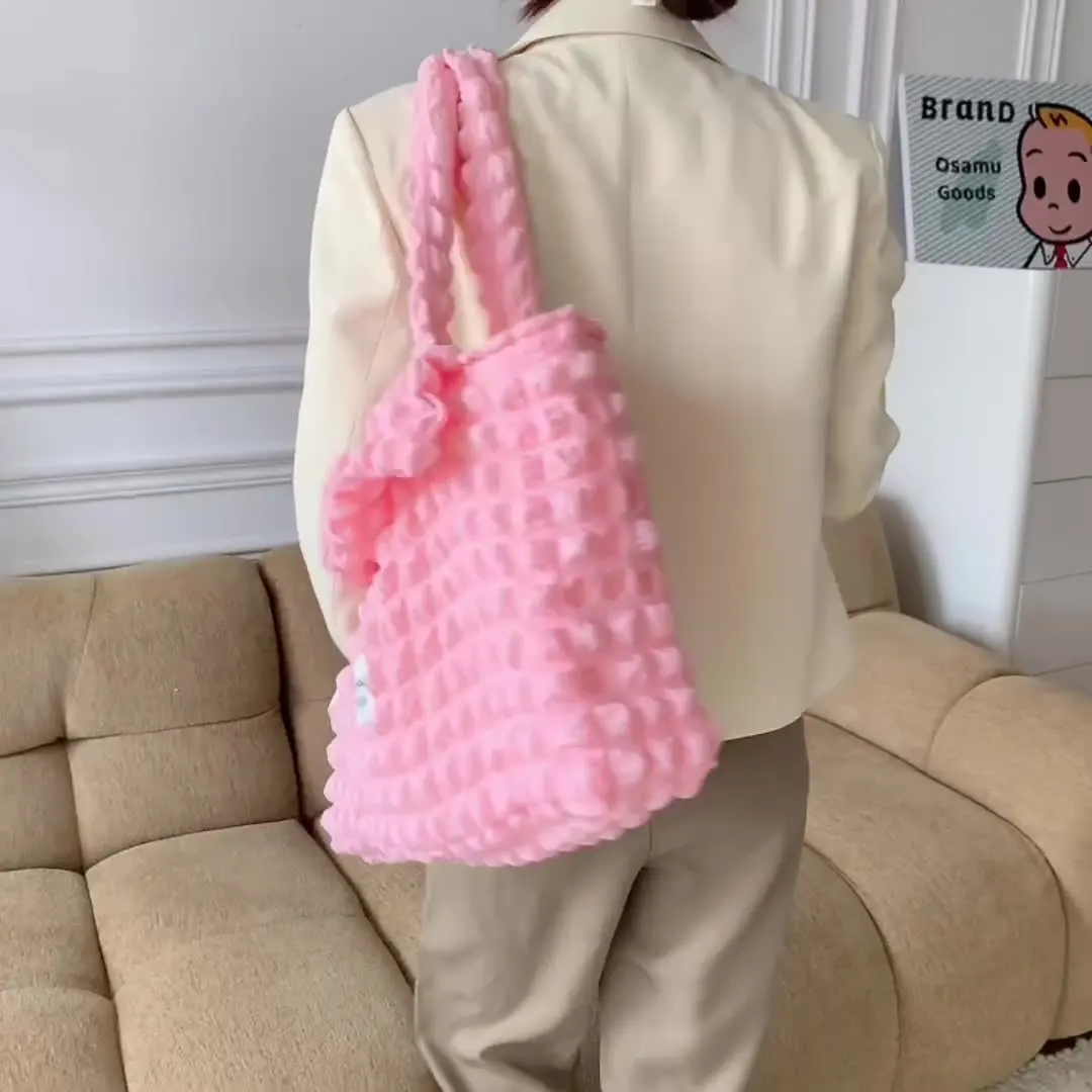 

Женская плиссированная Сумка-тоут через плечо, в шотландскую клетку