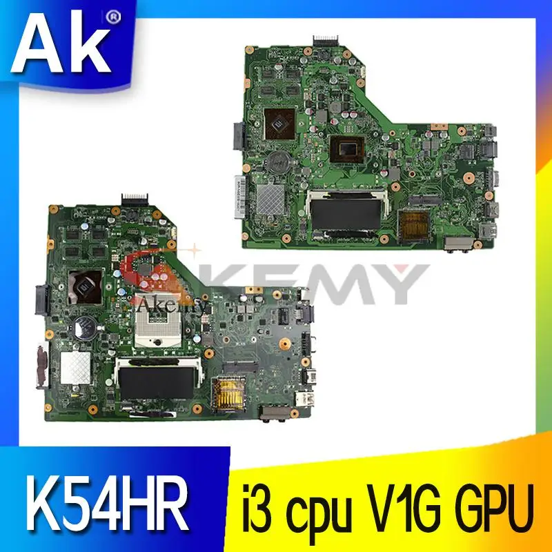 K54HR материнская плата для ноутбука ASUS X54HR X54HY K54LY оригинальная на плате I3 Cpu V1G GPU |