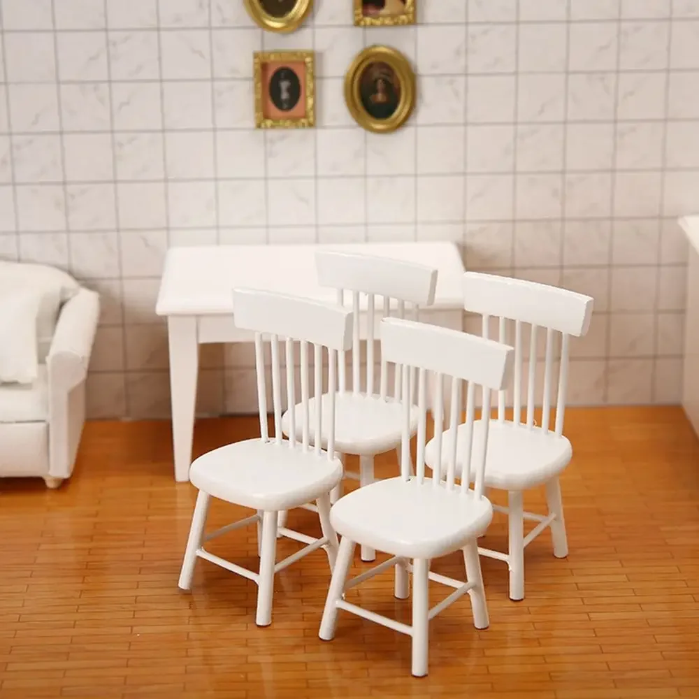 Wooden Miniature Table Furniture Toys for Doll House Decoration