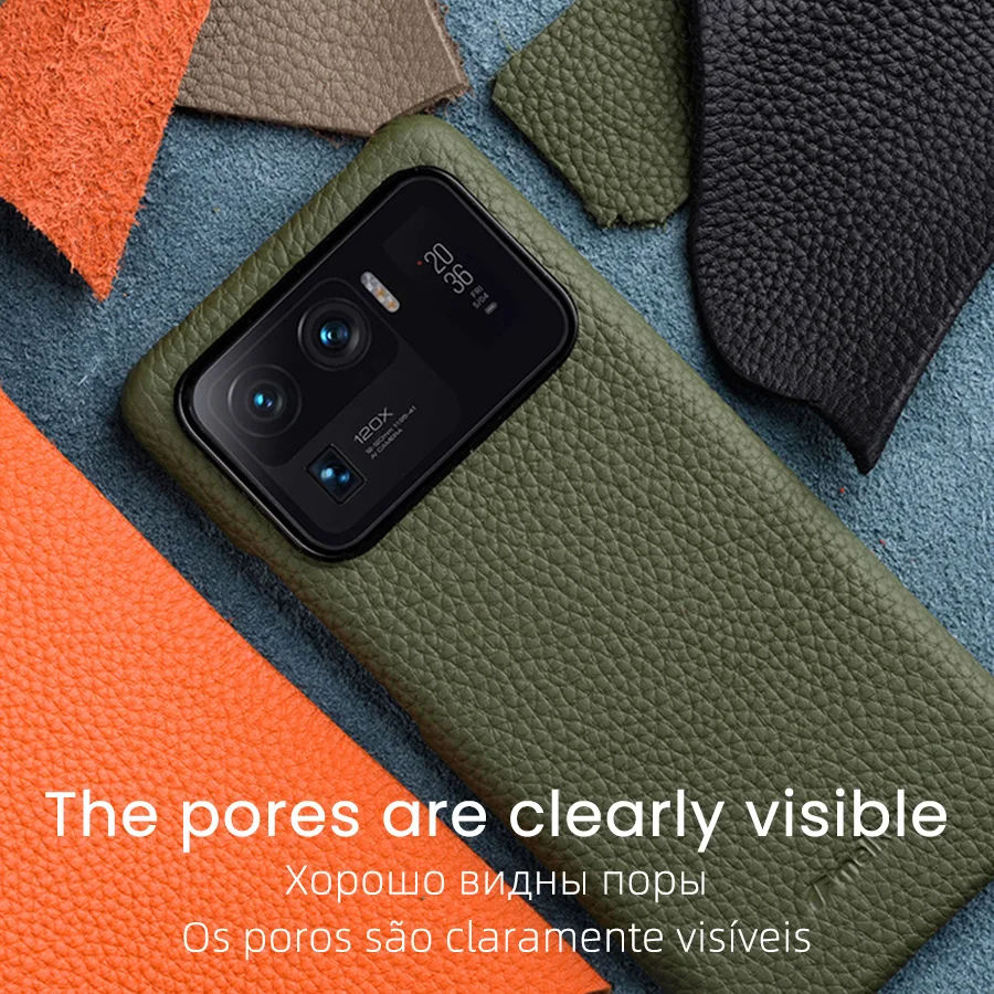 Melkco Premium Genuine Leather Case for Xiaomi Mi 11 Ultra 5G Luxury Fashion Business Natural Cowhide Phone Cases Cover