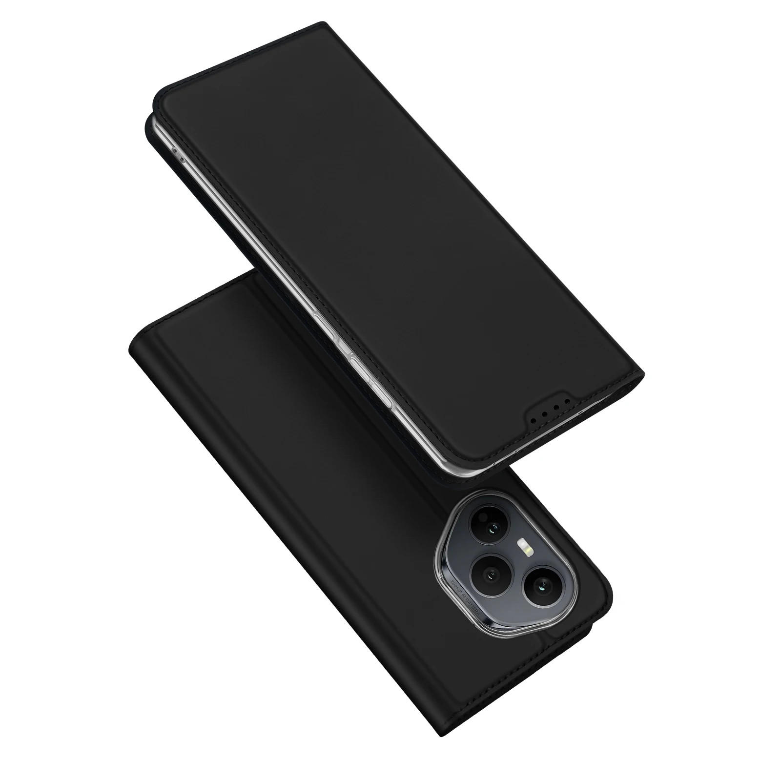 Luxury PU Leather Flip Wallet Case with Card Slots and Protective Cover