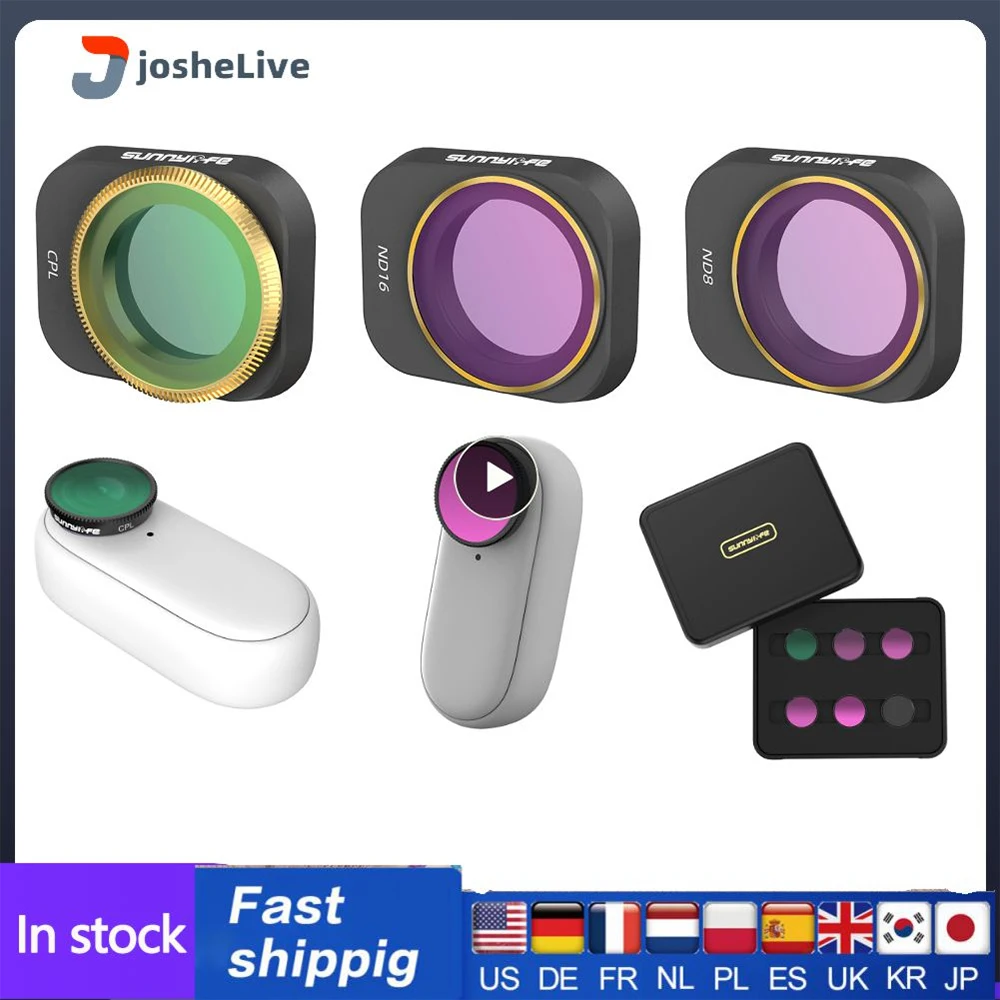 Camera Filters Sunnylife Lens Filter ND4 ND8 ND16 ND32 CPL MCUV ND