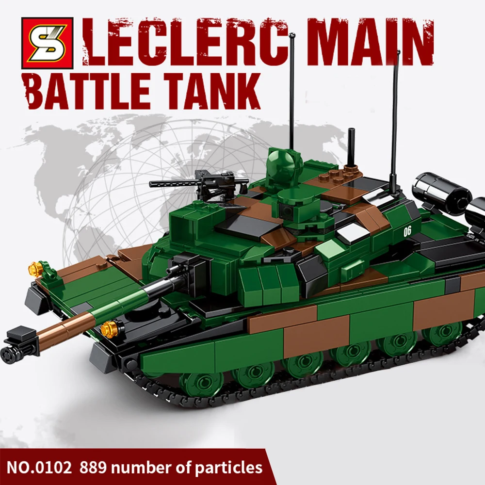 SY BLOCK модель военного танка Panzer строительные блоки боевой танк тяжелый Большой