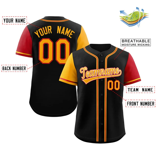 Customized Baseball Jersey with Any Name and Number, Personalized Baseball  Shirt for Men Women and Boy