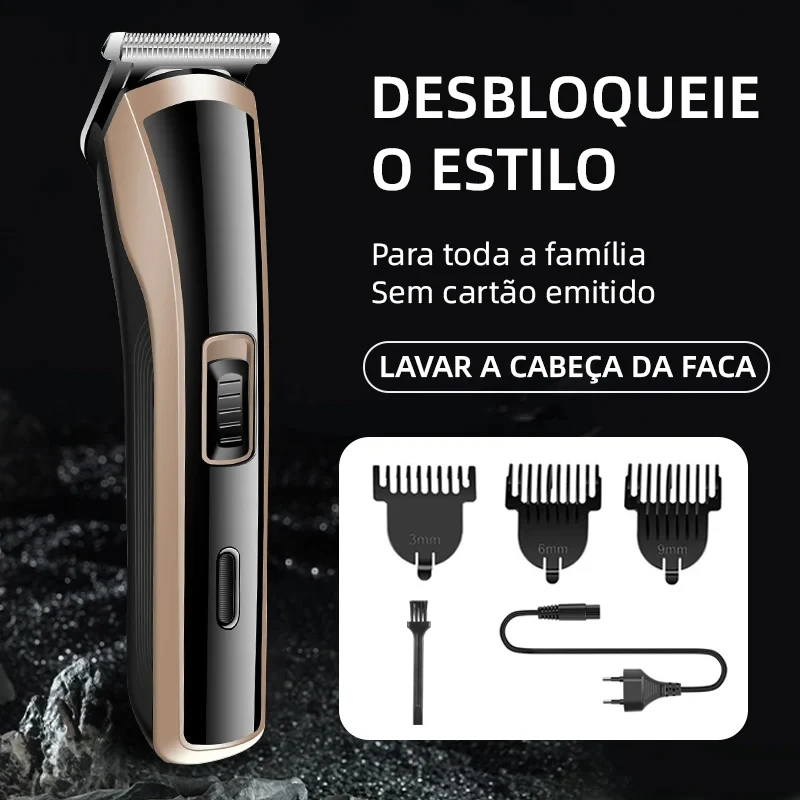 Kemei KM-418 Waterproof Hair Clipper Rechargeable Electric Barber Trimmer Professional Cordless Hair Cutting Machine For Men hair clipper,hair trimmer