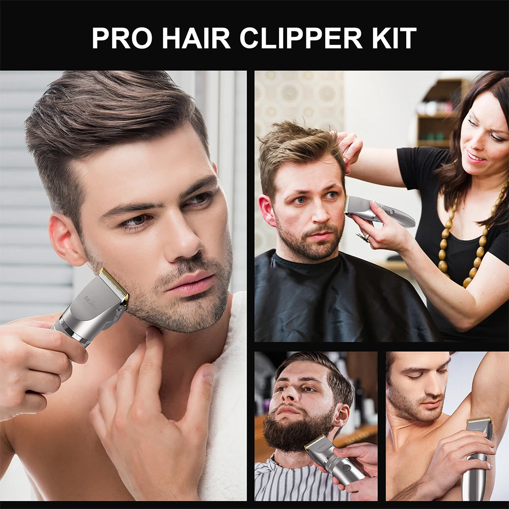 SEJOY Hair Trimmer for Men Hair Clippers for Barbers  Electric Trimmer Rechargeable Cordless Shaver (OiI Not Included)） 5