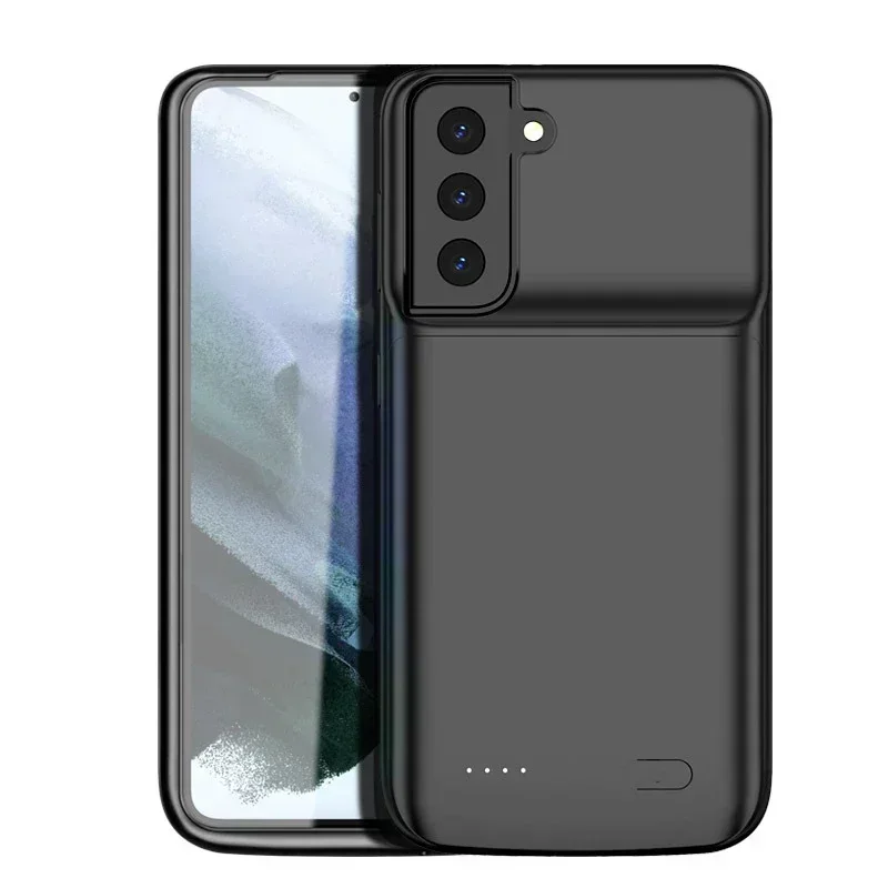 삼성에 적합한 갤럭시 보조배터리 배터리 충전기 케이스, 4700, 4800, 6000mAh, 삼성에 적합한 갤럭시 S22 울트라 S22 플러스 S22 플러스 S22 울트라 배터리 케이스 커버