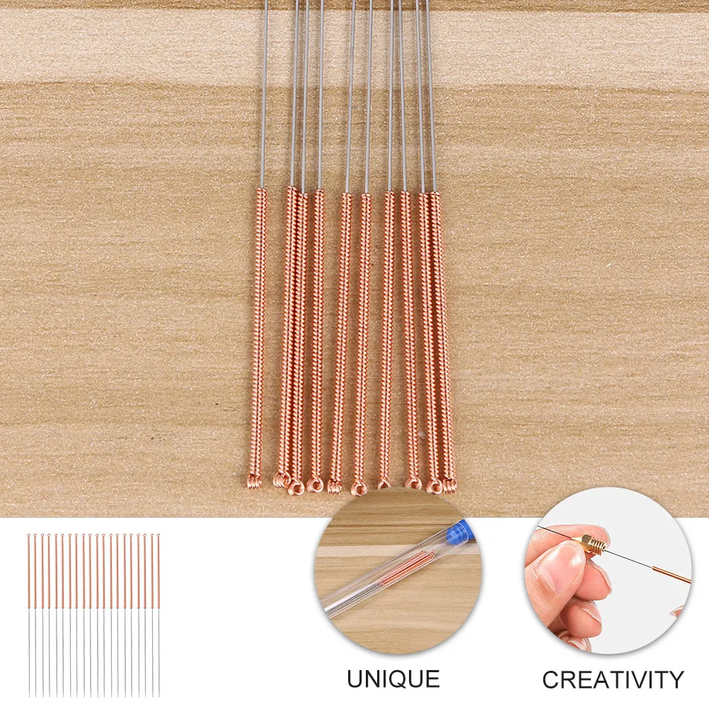 20Pcs 프린터 청소 바늘 3D 프린터 유지 보수를위한 스테인레스 스틸 유연한 노즐 클리너 고정밀 클리너 도구