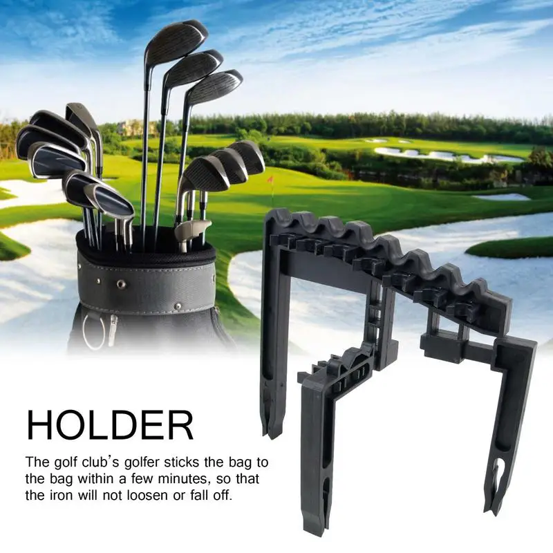 Golf Iron Holder For Bag Golf Bag Club Holder Organizer Holds 9 Iron