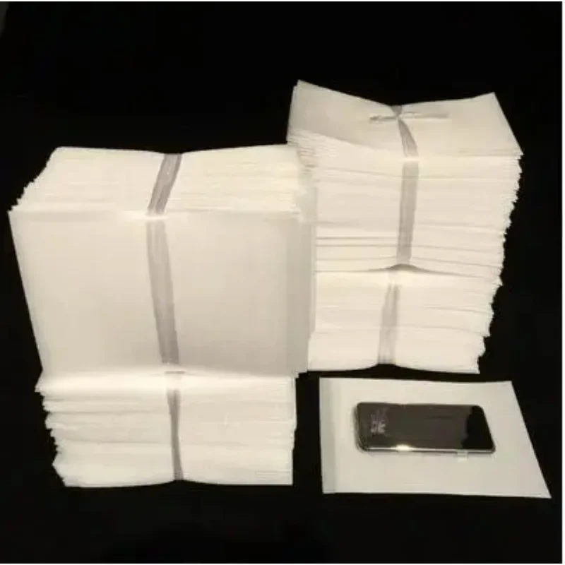 

500 шт., белые полиэтиленовые пакеты, 10x15 см