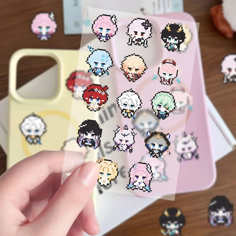 Game Pixels Stickers DIY Scrapbooking Journey Diary Stationery Castorice Tribios Mydei Hyacine Anaxagoras Helektra Stickers Gift - 4