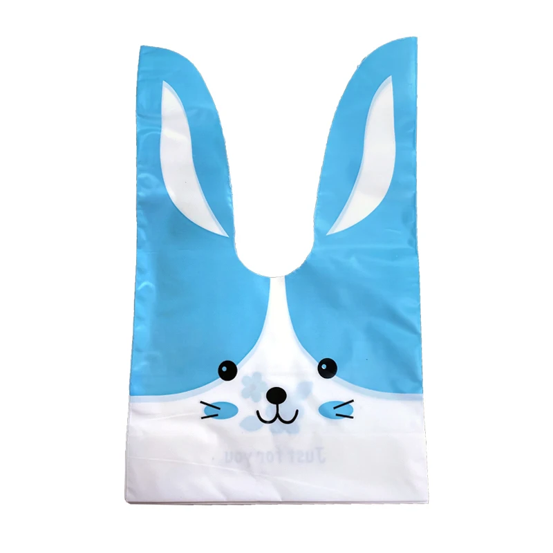 Assorted Cute Rabbit Ear Gift Bags for Cookies, Candy, and Party Favors
