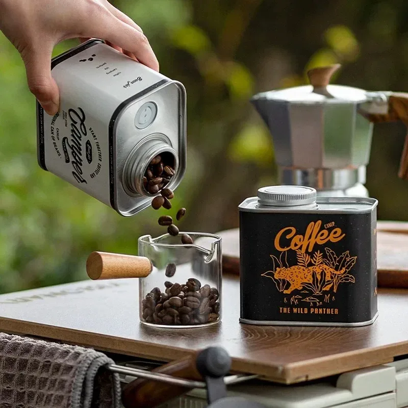 1/2pcs Household Kitchen Storage Jar, Sealed Coffee Bean Jar, Outdoor Camping Coffee Bean Moisture-Proof And Fresh-Keeping Jar - Image 2