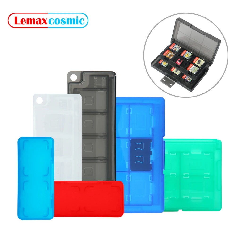 4/8/12/24 Solts Carte Da Gioco Momary Tf Micro Sd Card Storage Box Custodia Protettiva Salvaspazio Per Nintendo Switch Oled Lite