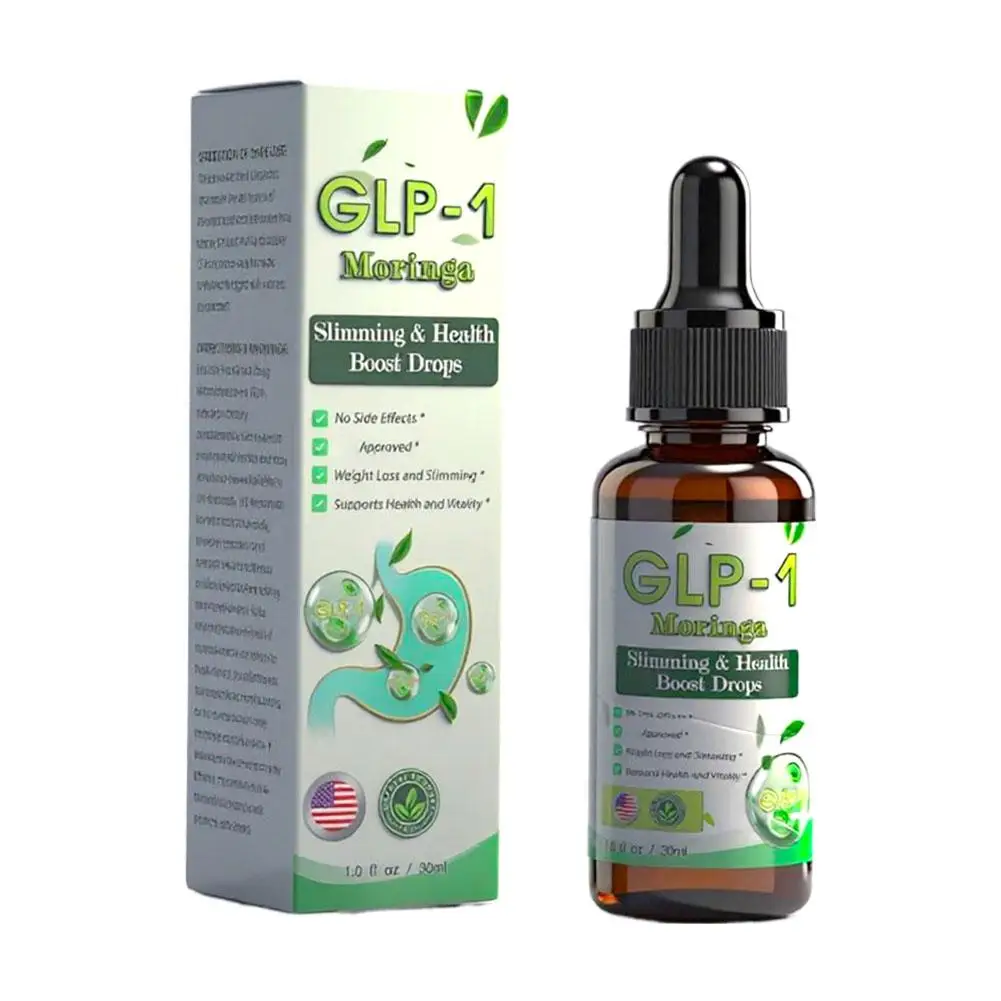 מרכיבים טבעיים בנפילת מורנגה GLP-1 - עשירים בויטמינים ומינרלים תומכים במערכת החיסון שלך תוספת תזונתית