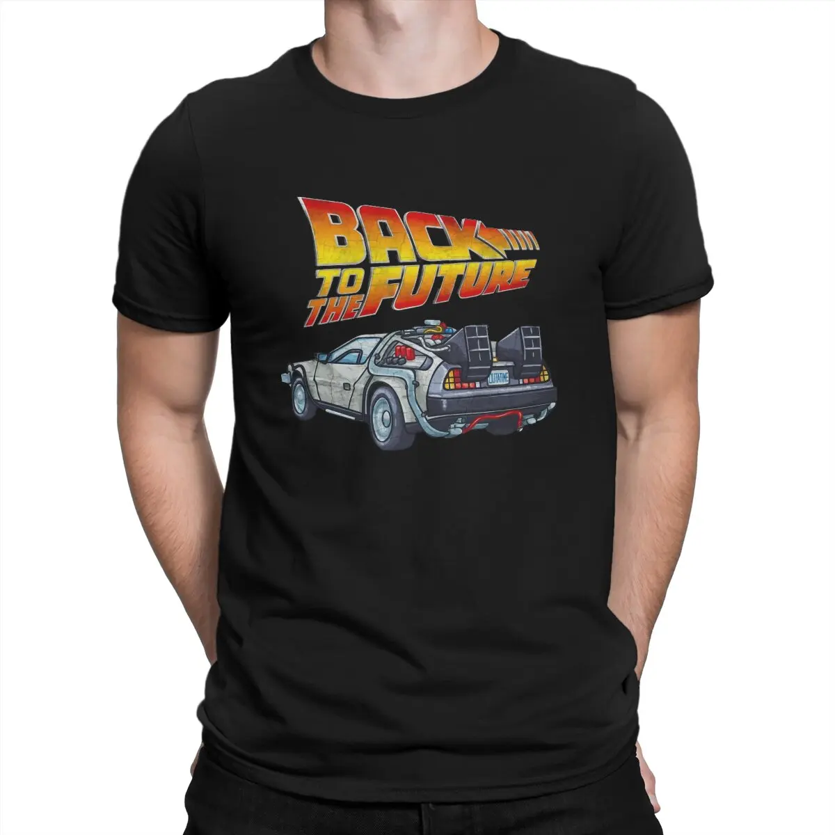 Maglietta Uomo Back To The Future - Ritorno Al Futuro Classica DeLorean - Quinto Sole - 2