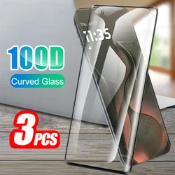 3 - Pack 3D Curved Premium Tempered Glass Screen Protector - Motorola Edge 60 Fusion (3 Pieces)