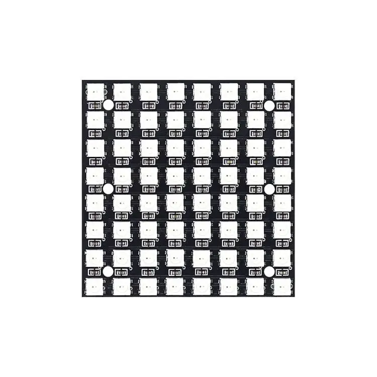 WS2812 LED 5050 RGB 8x8 64-розрядний світлодіодний матричний модуль