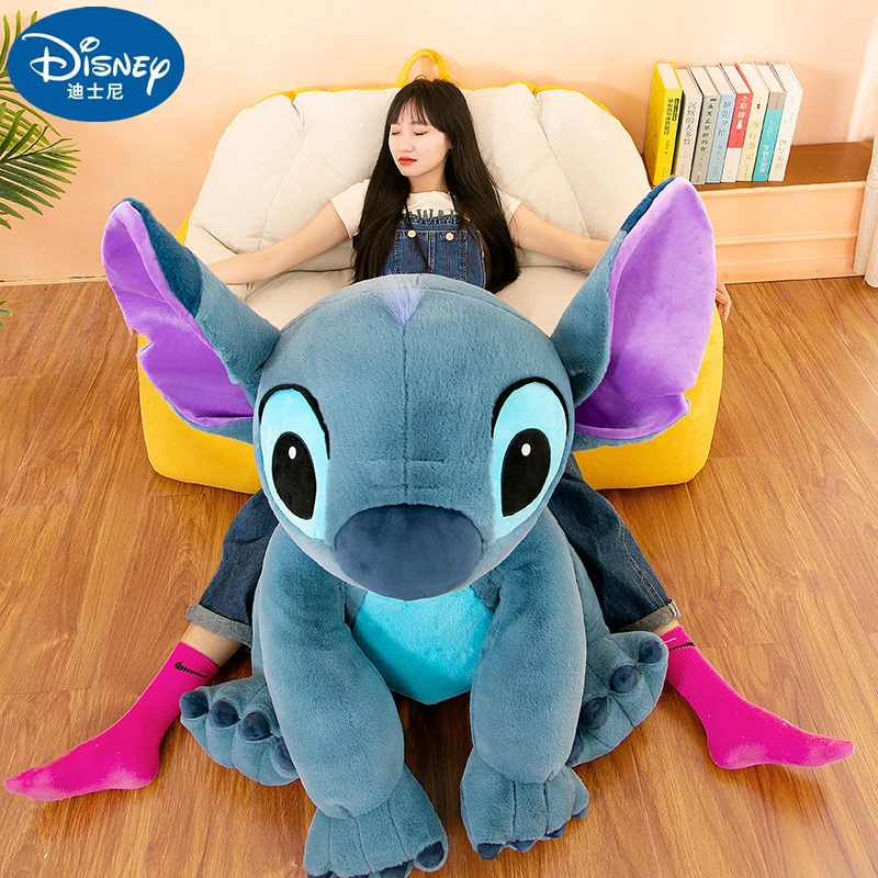 Disney-muñeco de peluche de Lilo & Stitch para niños, muñeco de peluche de  tamaño gigante con dibujos de Lilo & Stitch, Animal Kawaii, almohada para  dormir - AliExpress