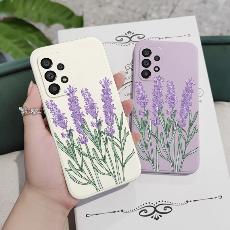 Elegant Lavender Phone Case - Soft Protective Cover in Timeless Design