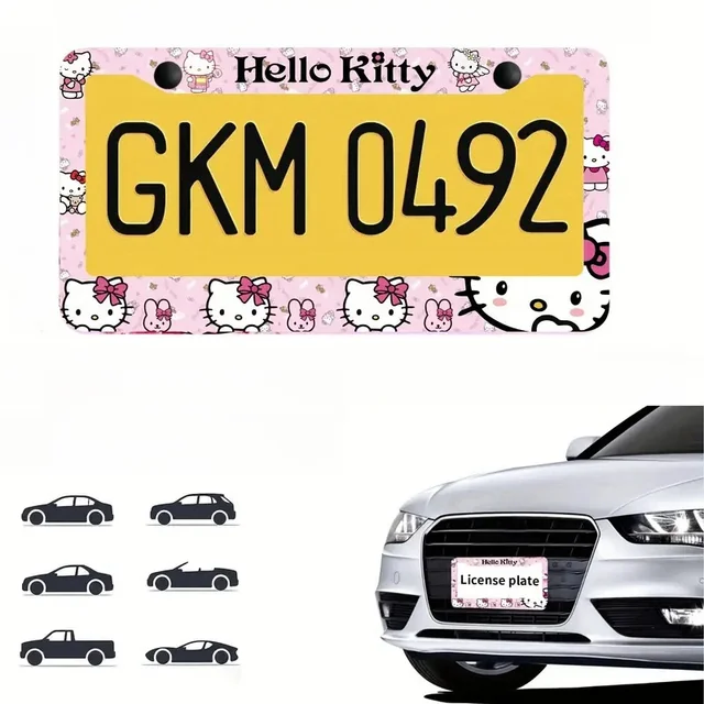 サンリオ ハローキティ Hello Kitty ナンバープレート カー用品 レア