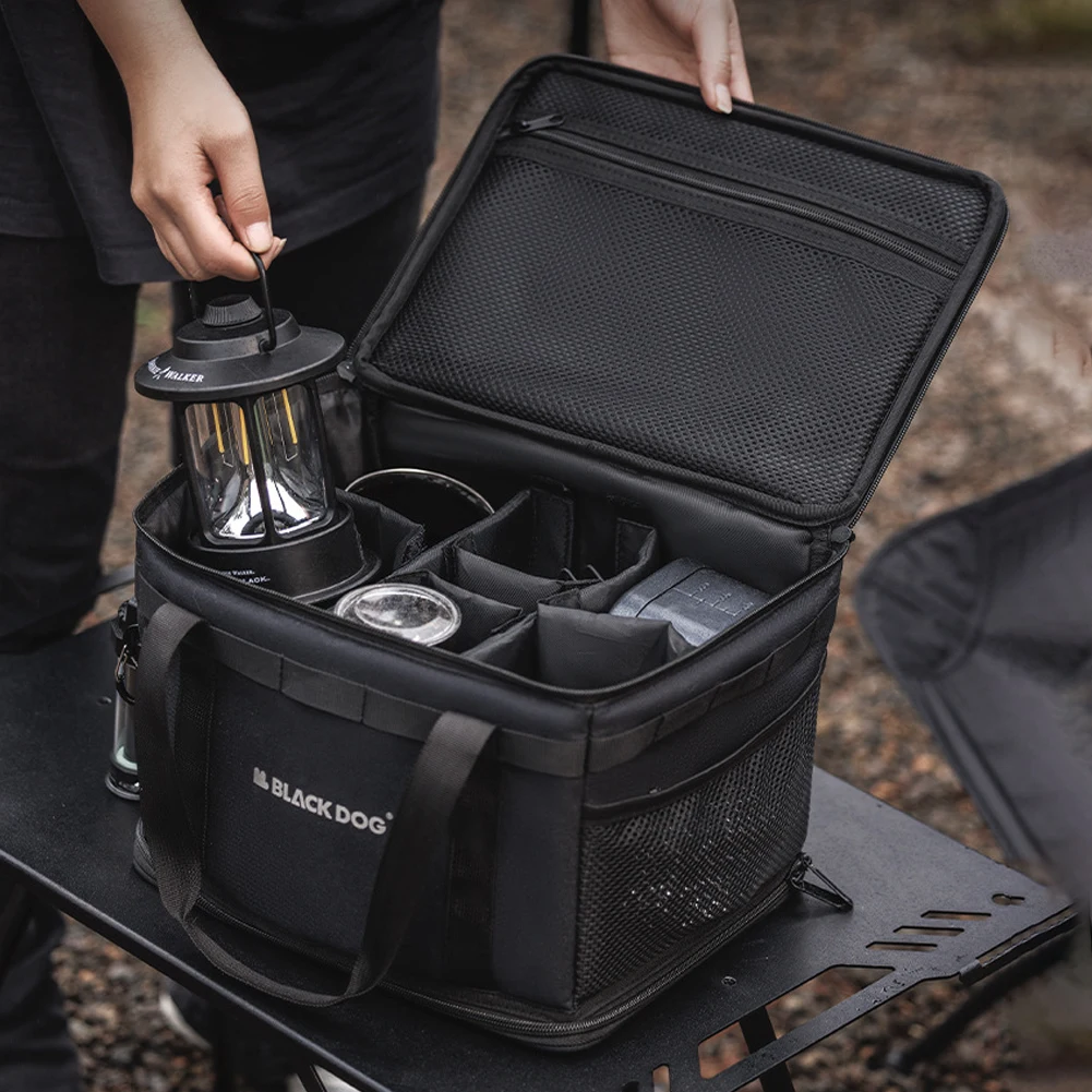 Blackdog 15L Camping Storage Bag Ultralight Outdoor Camping Travel Folding Handbag Luggage 600D Organizer Duffel Tactical Box