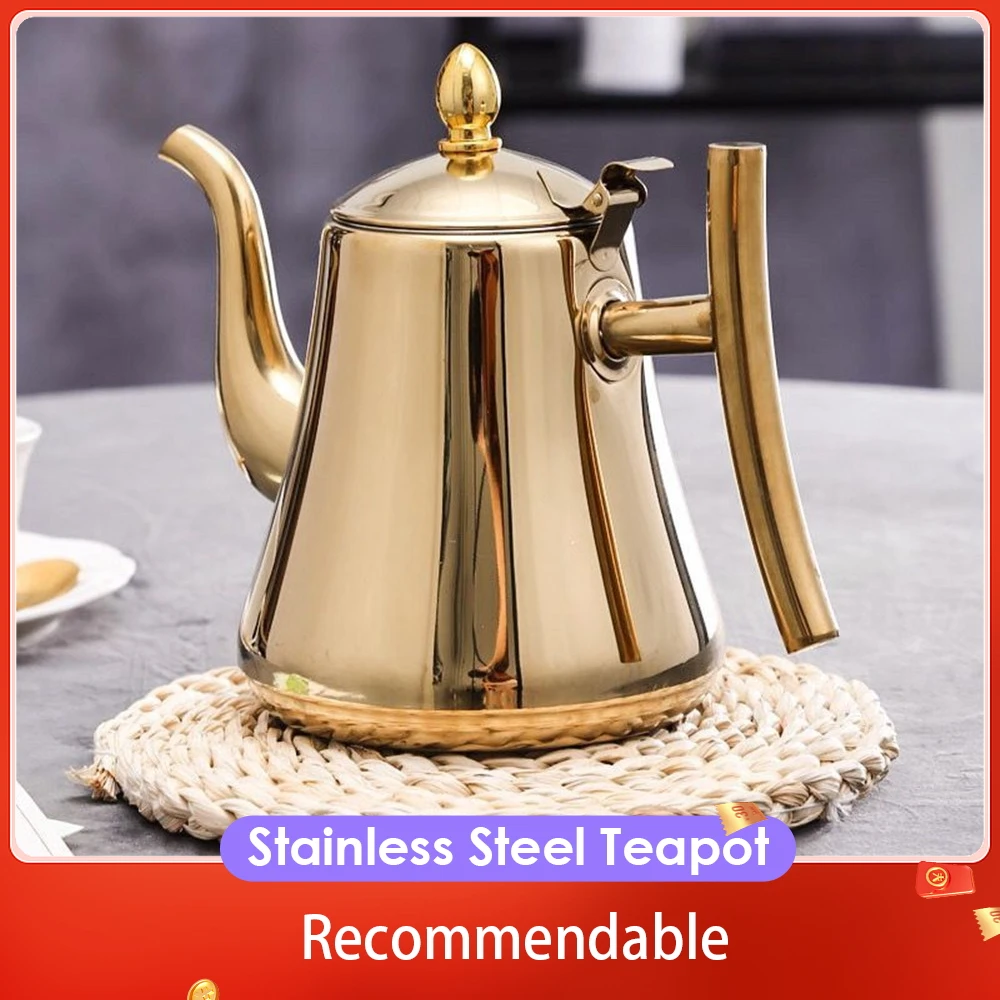 StainlessSteelTeapot10L15L20LTeaKettlewithRemovableInfuser