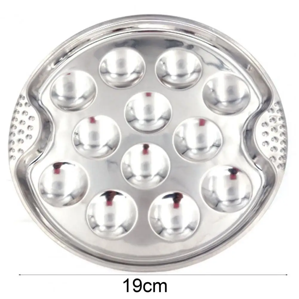 Snail Cooking Tray Durable Heat Resistant Mushroom Escargot Plate Compartment Heat-resistant Mushroom Plate for Escargot