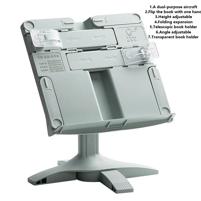 New Lifting Landing Reading Bookshelf Stand Adjustables Tablet Books Holder Multifunctional Bookstand for Home Office Study Room 6