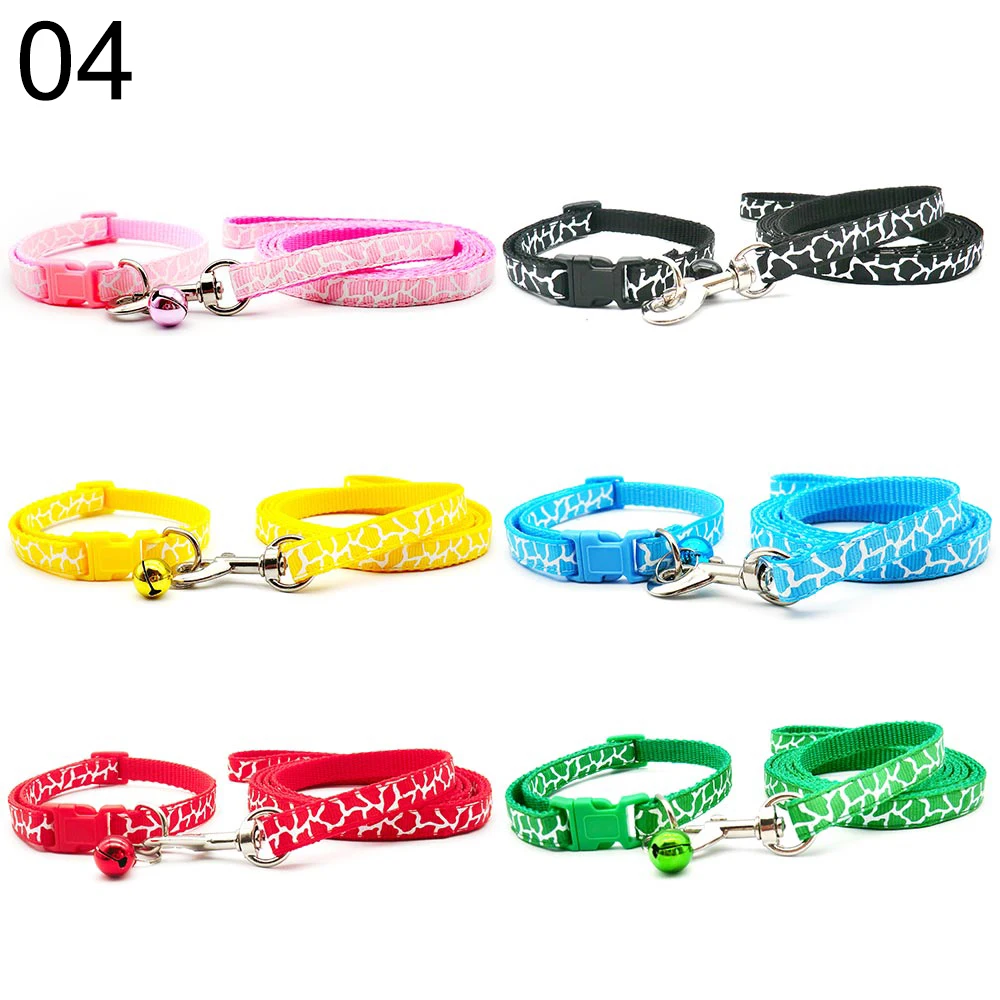 24Sets Dog Cat Leash Adjustable Leashes Collar Puppy Outdoor Walking Chihuahua Terier Schnauzer Outdoor Traction Rope General 