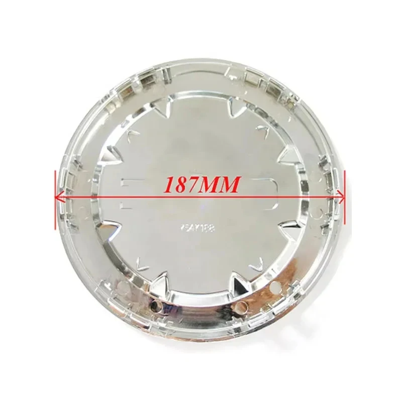 187mm 고품질 4개입 고광택 크롬 시에라 데날리 1500 유콘 XL 데날리 휠 센터 허브 캡 (GMC 20인치 휠 2007-2014년)
