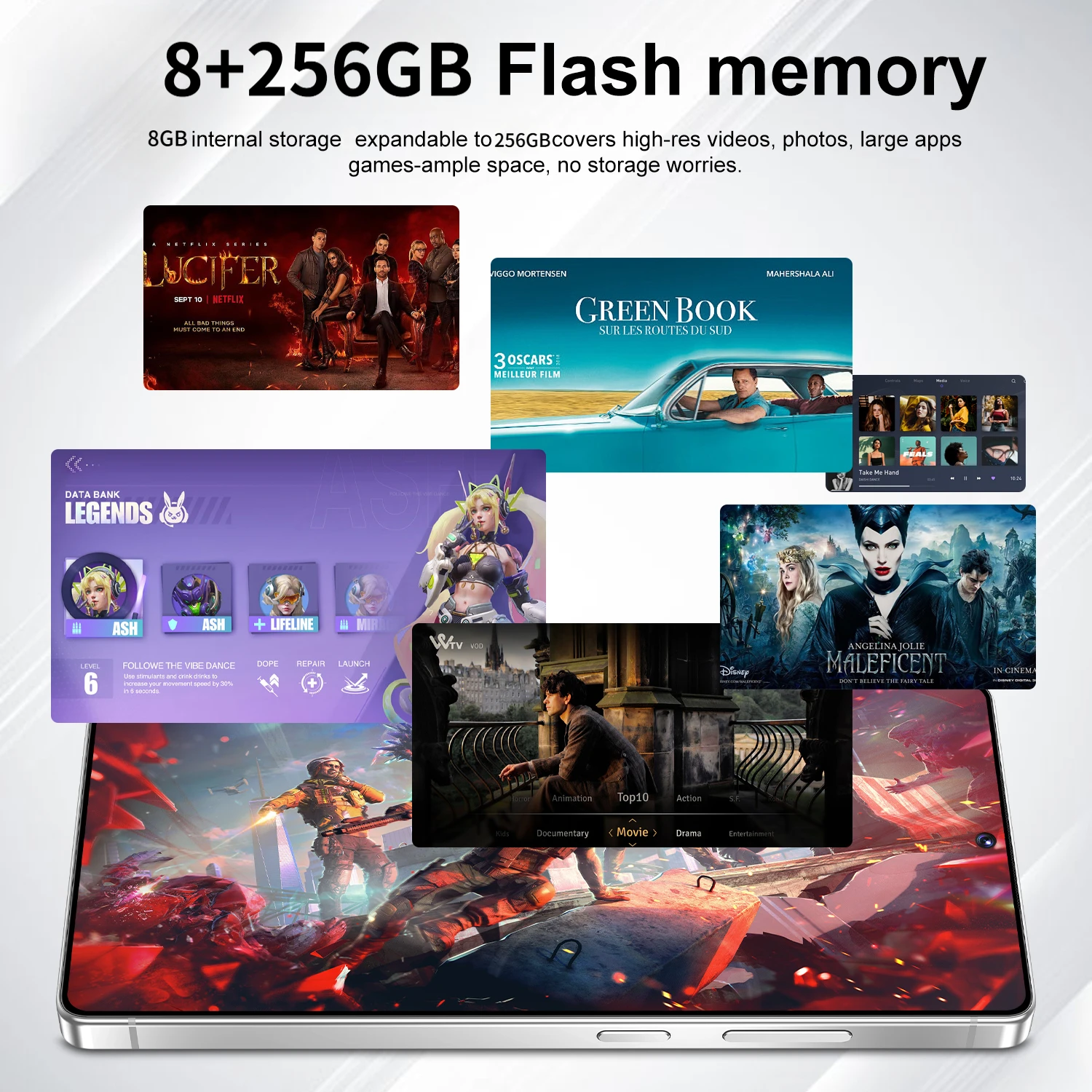 SURGAZE Global Version S26 Plus Smartphone 5G Android 5000mAH 8GB RAM 256GB ROM 6.56Inch 24+48MP 5G Network Mobile Phone